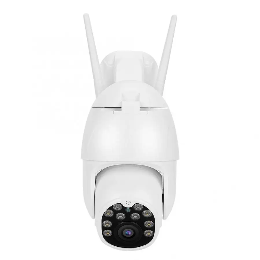 2in открытый WiFi Pan Tilt купольная IP камера 1080P двойной светильник работает с YOOSEE 110-240V