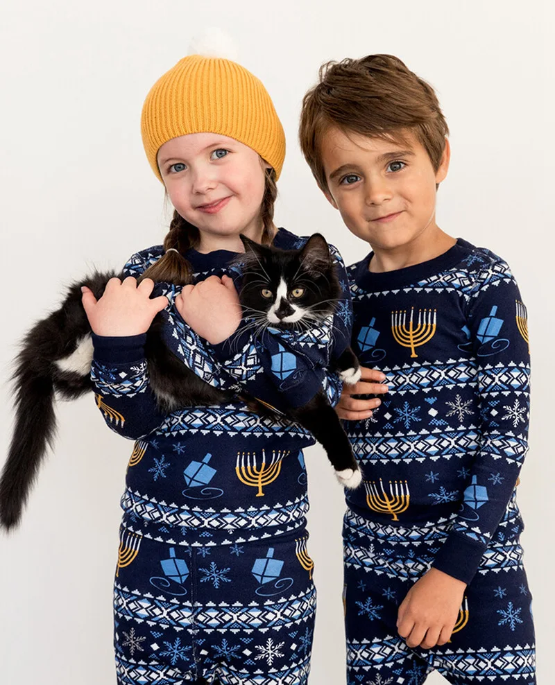 Осень-зима, повседневные рождественские Семейные рождественские пижамные наборы со снежинками, Семейные комплекты, одежда для сна из двух предметов