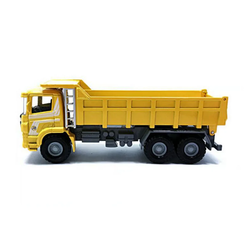 1/60 Scale Diecast Alloy Excavator Dump Truck Wheel Engineering Construction Metal Vehicle Car Model Toy F Children Collections