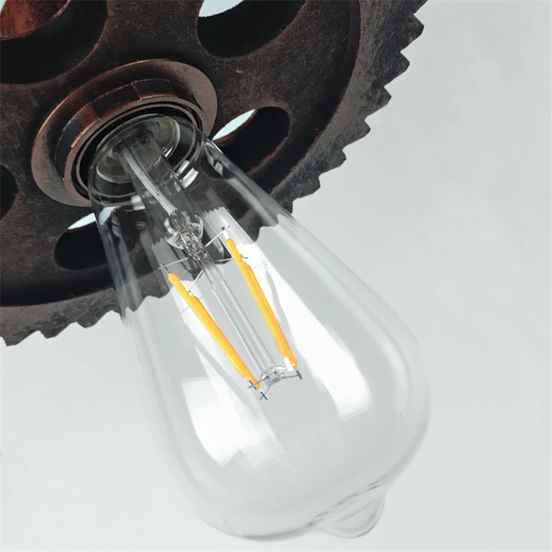 Промышленный подвесной светильник в деревенском стиле приспособление под