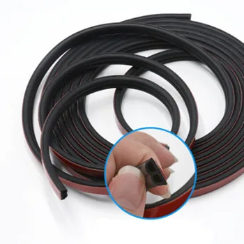 

5M B Shape Car Door Seal Strips Sticker Auto Accessories for Buick LaCrosse verano GS Regal Excelle for Acura MDX RDX TSX ZDX