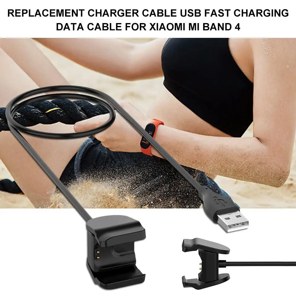 

30cm / 1M Replacement Charger Cable USB Fast Charging Data Cable For Xiaomi Mi Band 4 Charger Smart Watch Charger