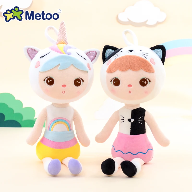 Newest 48CM Plush Metoo Doll Soft Stuffed Unicorn Keppel Children Girl Doll Kids Toy Fox Kitty Cute Ornaments Toys for Girls 2