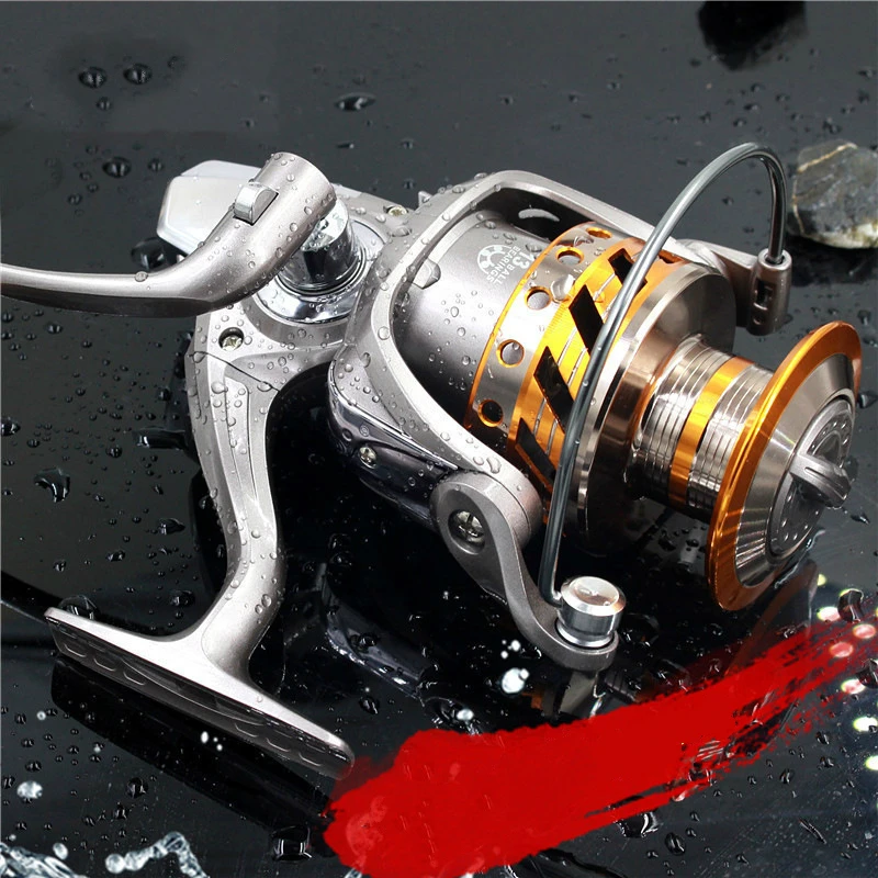 Спиннинг катушка спиннинга для морской рыбалки алюминиевый складной рокер