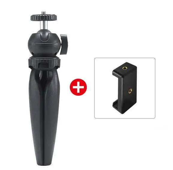 Tripod Мини штатив 360 градусов Съемный шаровой головной штатив с креплением для телефона для DSLR камеры тренога для смартфонов - Цвет: Tripod