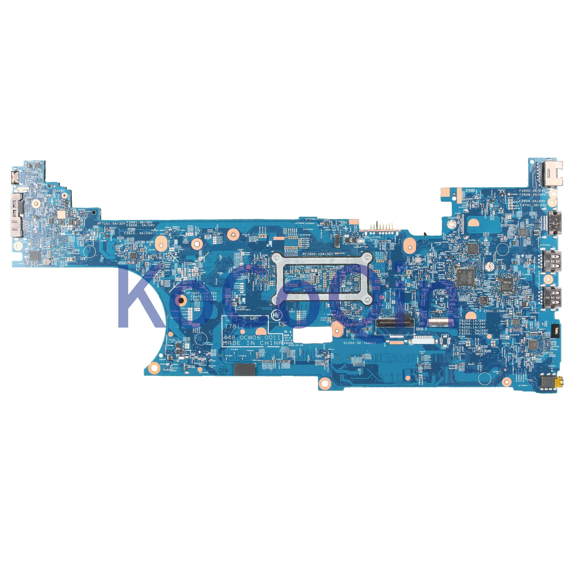 lower price  KoCoQin Laptop motherboard For LENOVO Thinkpad T580 Core SR3LA I5-8250U Mainboard 01YR240 17812-1 4
