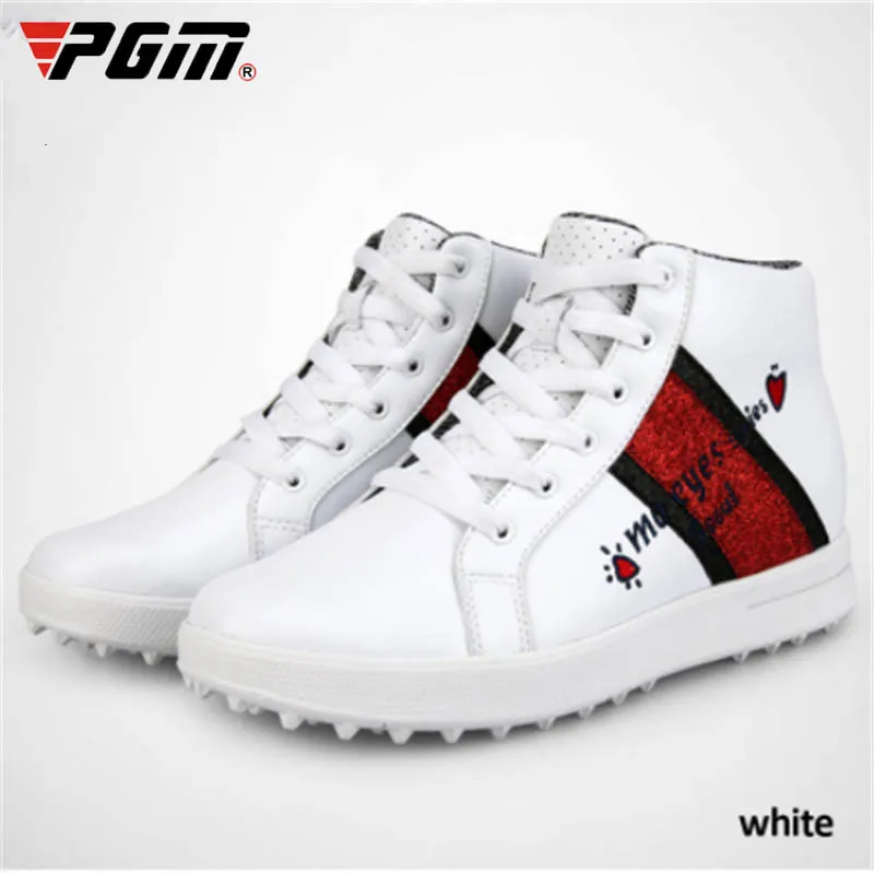 

PGM Golf Shoes Women's High Upper Inside Height Increasing Shoes Waterproof Shoes Breathable Ladies Golf Shoes