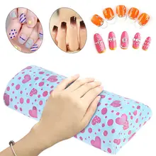 Съемные моющиеся подушечки для рук и рук, мягкая губка для маникюра