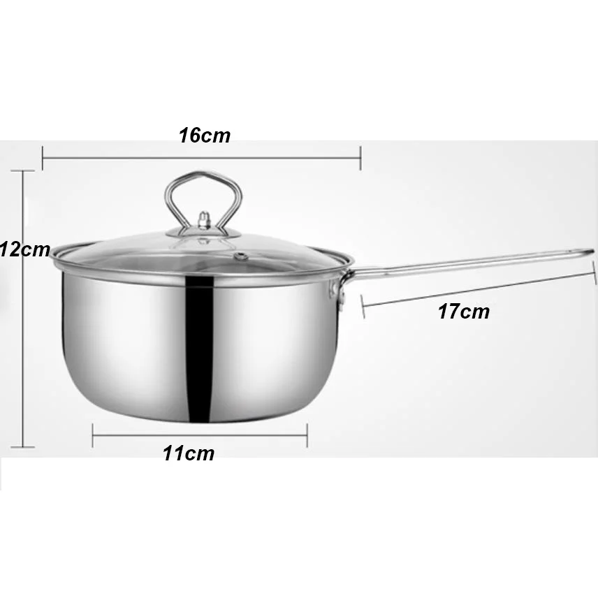 16cm milk pot with handle