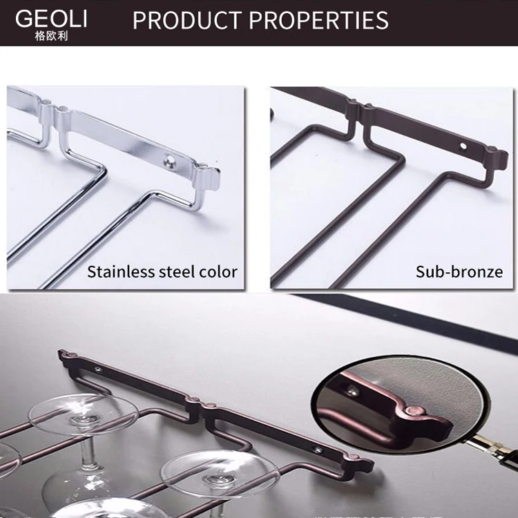 Подставка для Винных Бокалов подвесной держатель из нержавеющей стали полка