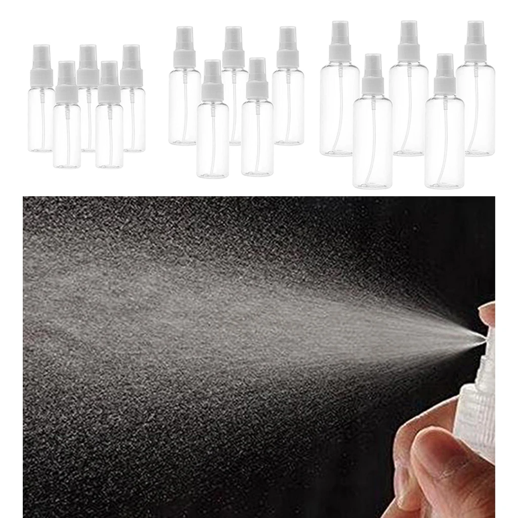15x Portable Clear Perfume Pump Sprayer Water Alcohol Bottles Container