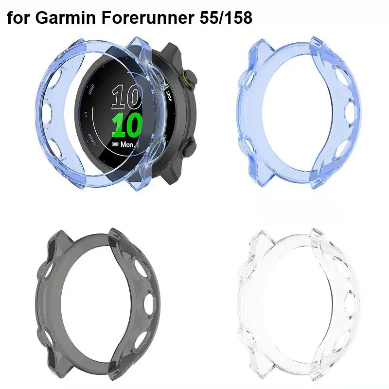 Compatibile Con La Custodia Garmin Forerunner 55 E Forerunner 158, Custodia Protettiva In Tpu Per Garmin Forerunner 55 Smartwatch