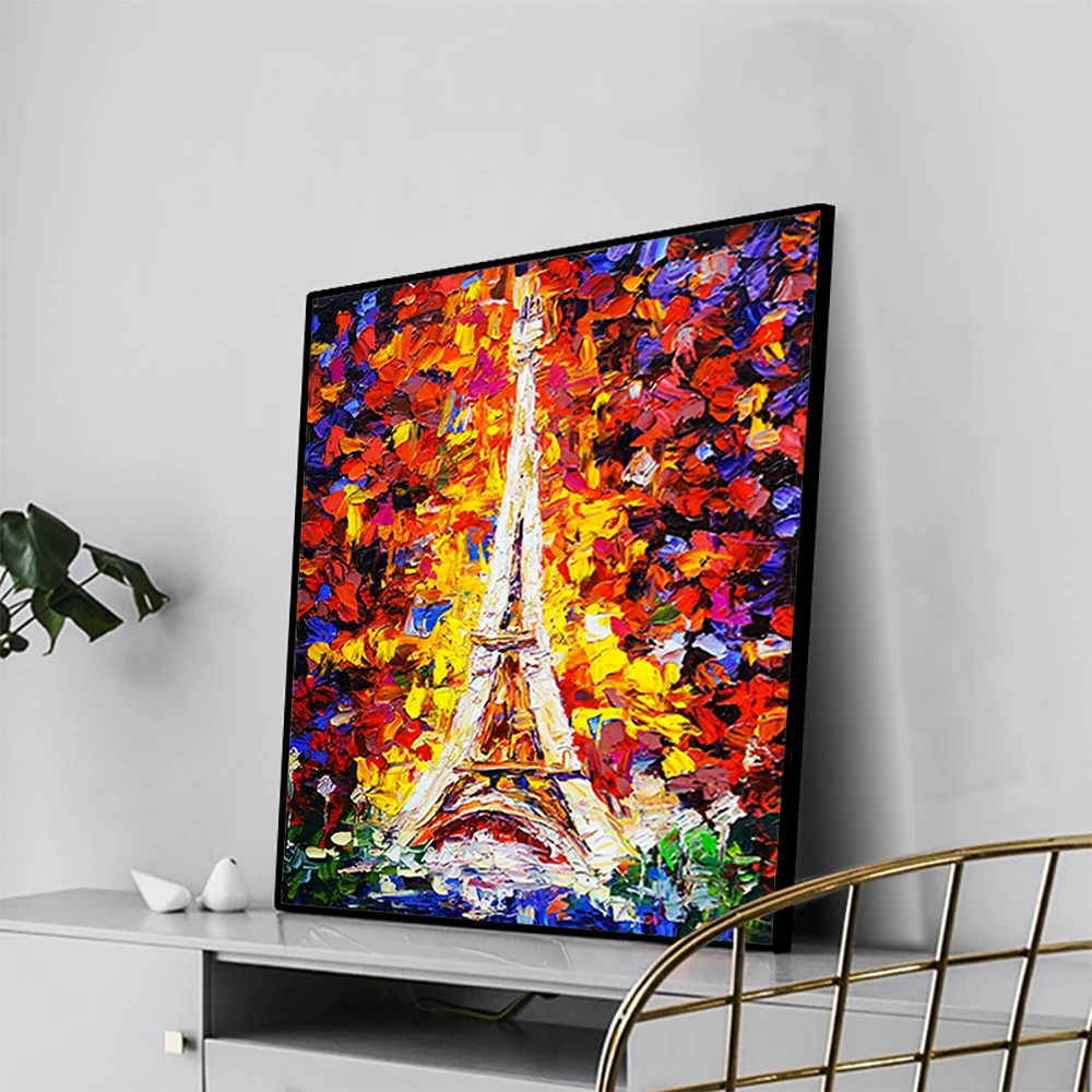 Paris Tower Impressisionist Canvas Painting Calligraphy Poster And Print Home Decor Picture for Living Room Bedroom Bathroom Paris Tower Impressisionist Canvas Painting Calligraphy Poster And Print Home Decor Picture for Living Room Bedroom Bathroom