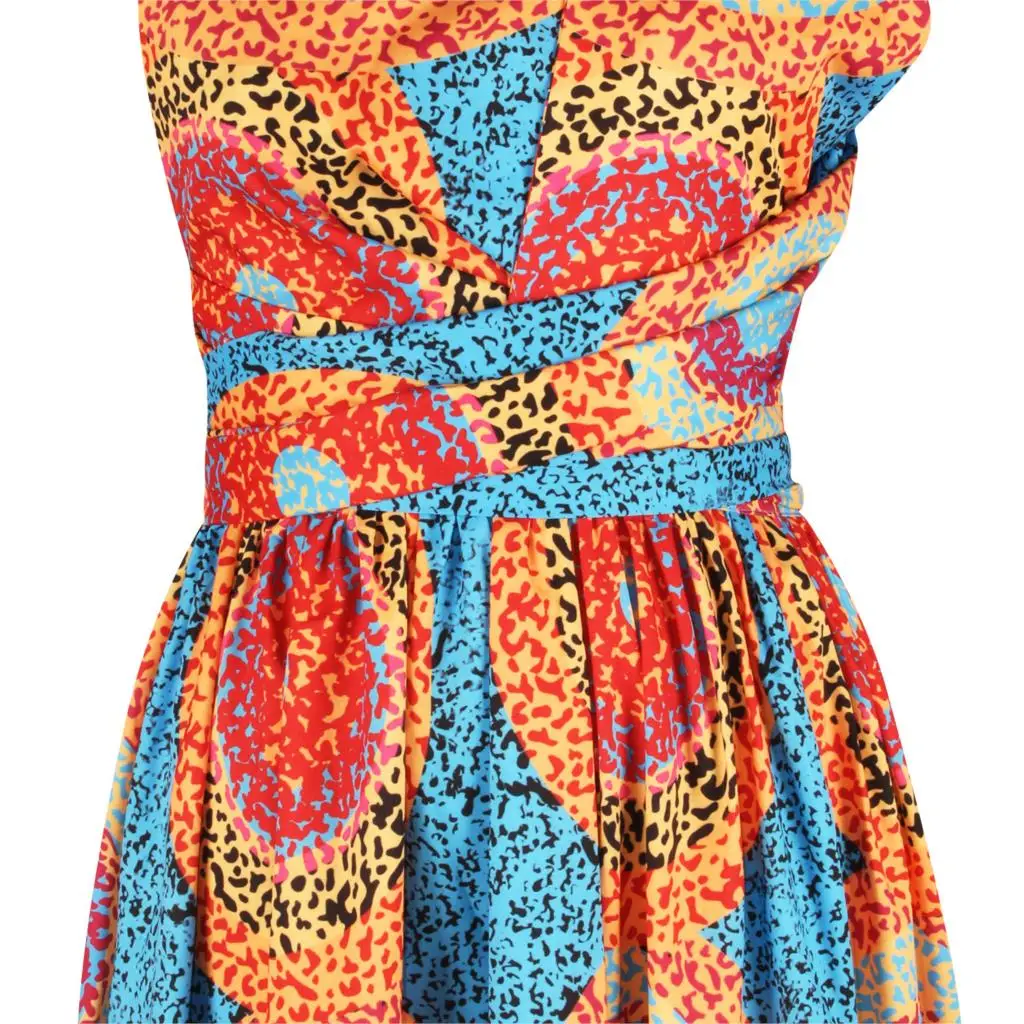 Longue Robe Africaine Wax Pour Femmes 109 Longue robe africaine wax pour femmes 108