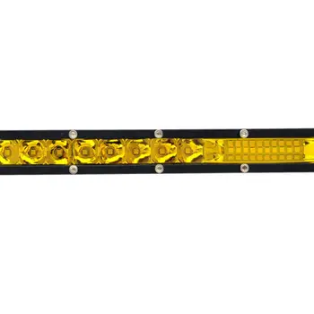 

78W 26LED Light Bar Ultra-Slim Yellow Waterproof For ATV Car Shockproof