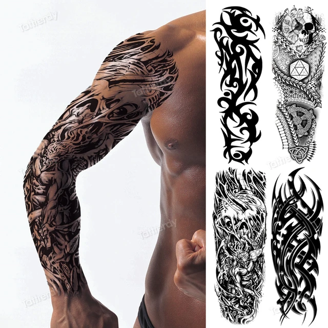 Top more than 69 skull tattoo sleeve ideas  thtantai2