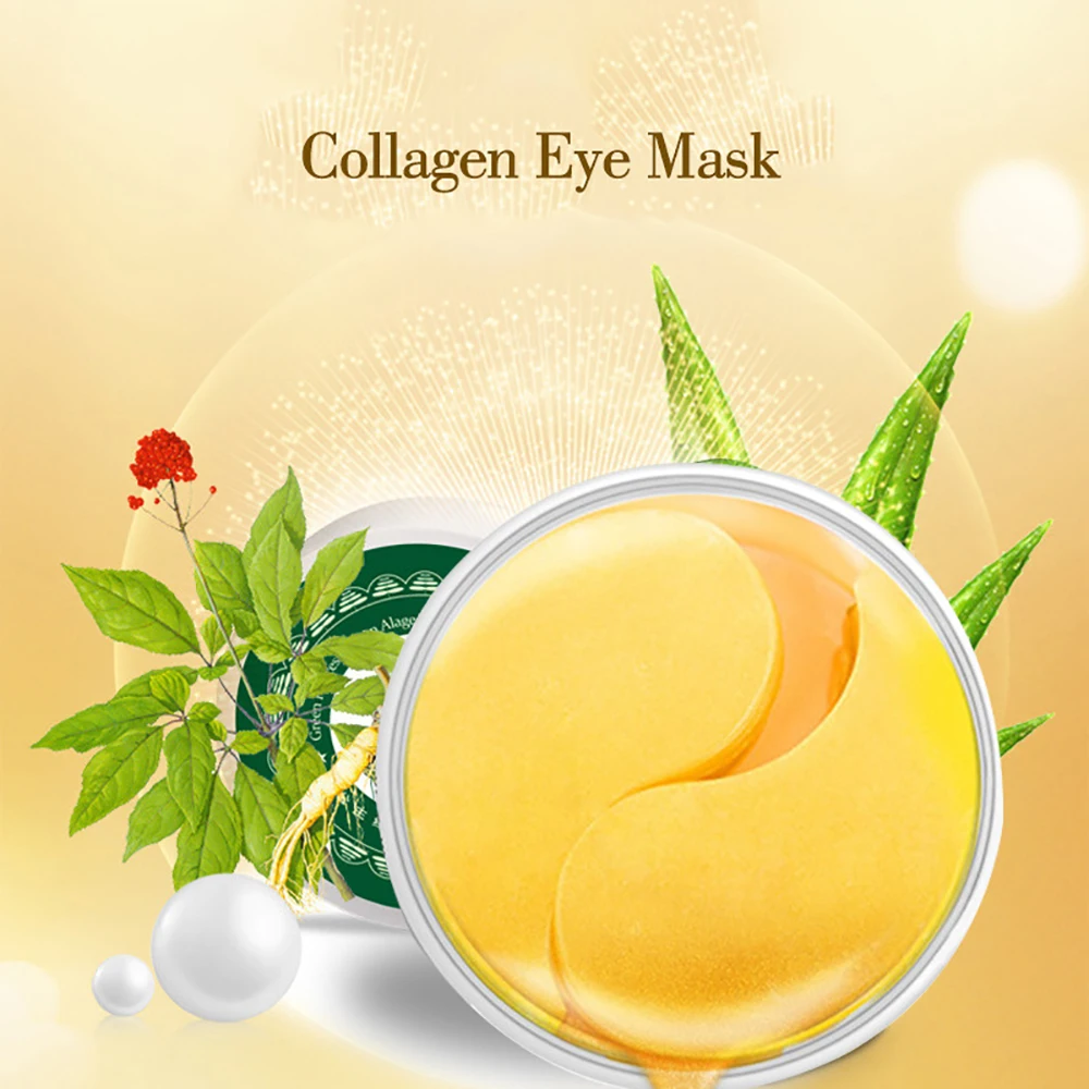 60Pcs Gold Moisturizing Eye Mask Patch Crystal Collagen Eye Wrinkle Anti Age Sleep Mask Dark Circles 5