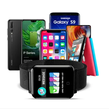 

Waterproof Steel Belt Smart Wristband Multi-function Color Screen Heart Rate Blood Pressure Smart Watch