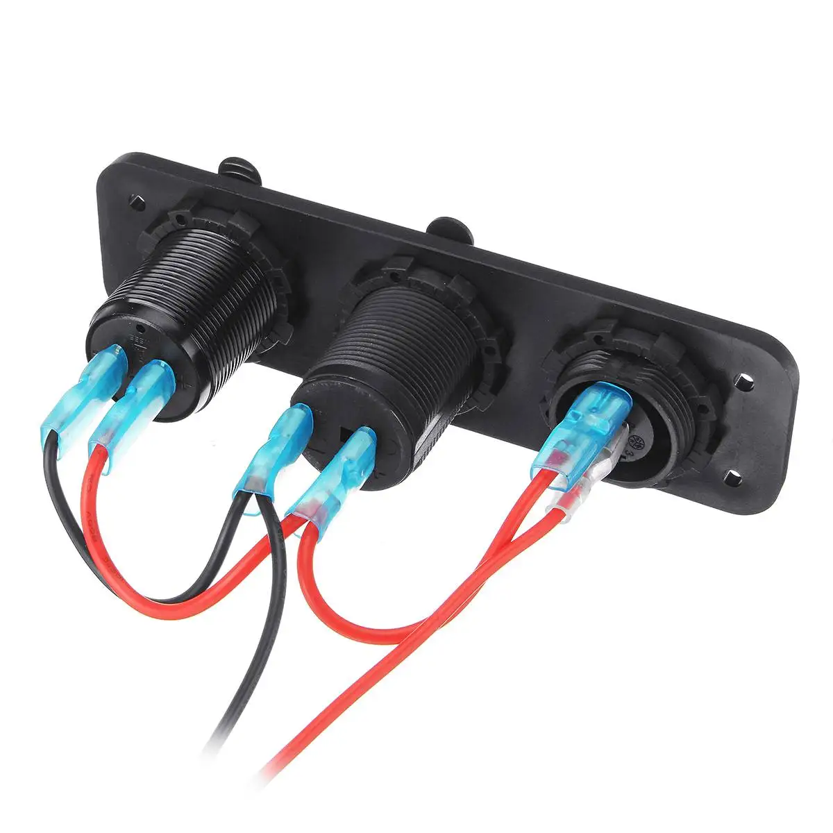 DC 12 V/24 V Вольтметр Dual USB Quick Charge 3,0 Зарядное устройство прикуриватель для автомобилей класса RV лодка автомобилей грузовик автомобиль Зарядное устройство с переключателем