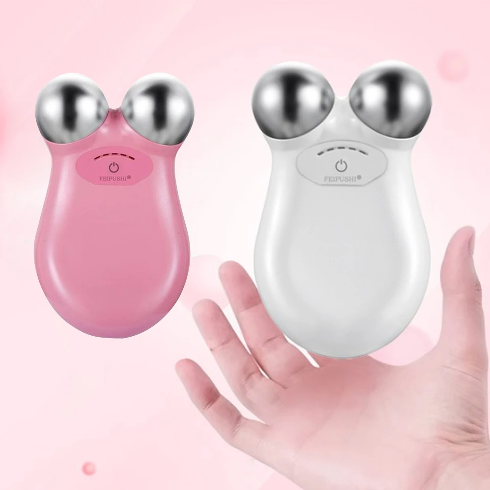 

Portable Lifting Face Massager USB Charging Facial Wrinkle Roller Micro-current Remover Rejuvenation Beauty Massage Device