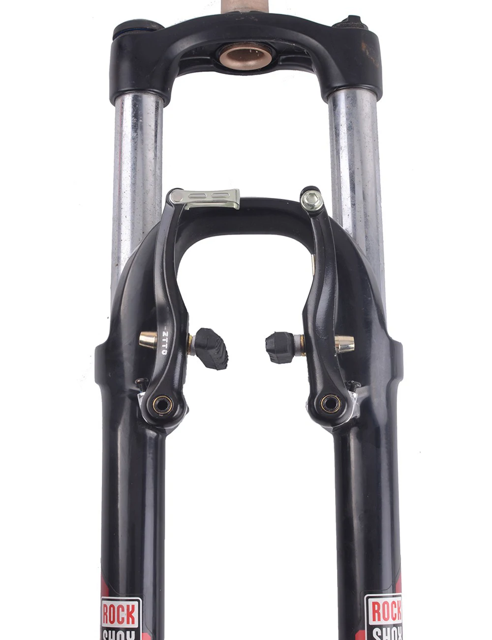 Black Shentesel Mountain Bicycle Bike MTB Linear Pull V Brake Caliper Set with Brake Pads 