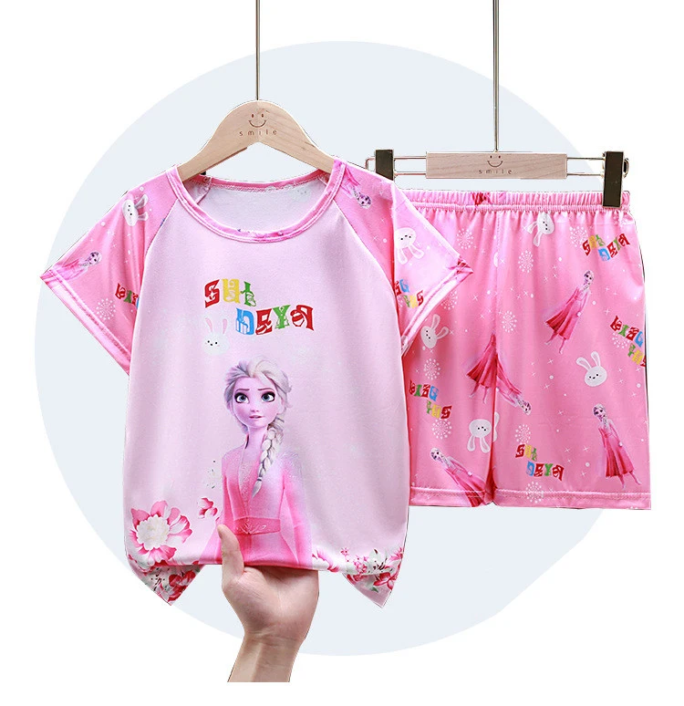 cute pajama sets	 New Sleepwear Baby Sets Leisure T-shirt + Shorts Pyjamas Sets Toddler Clothing Girls Boy Clothes Sets For Kids cotton pajama sets