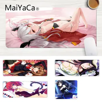 

MaiYaCa Non Slip PC Sexy Girl Anime Computer Gaming Mousemats Laptop Gaming Lockedge Mice Mousepad Gaming Mouse Pad
