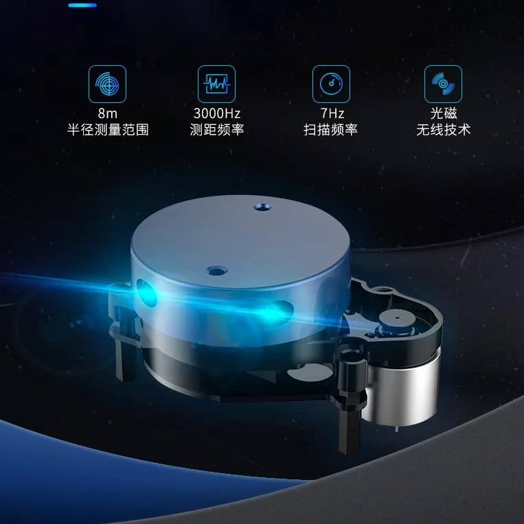 EAI360degrees сканирование Ультра маленький лазерный радар YDLIDAR X2L ROS автомобильный навигационный путь планирования препятствий