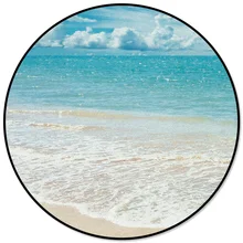 Пляжное небо и море, круглый ковер, ковры для гостиной, декоративные коврики для детской комнаты, коврики для спальни, современные коврики