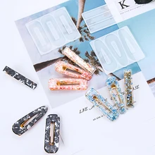 UV Epoxy Resin Mold Hair Pin Hair Clip Resin Mold Transparent Resin Mold Tool Accessories for Jewelry Making Crafts Hairwear DIY UV Epoxy Resin Mold Hair Pin Hair Clip Resin Mold Transparent Resin Mold Tool Accessories for Jewelry Making Crafts Hairwear DIY