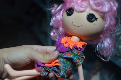 Lantiger 30 см большие куклы Lalaloopsy подарок для девочки - Цвет: Красный
