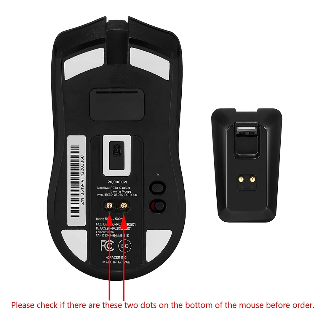 Logitech PRO Wireless Mouse Charging Dock Mouse Power Stander For G403 502 703 903 HERO G Pro X Superlight GPW Charging module