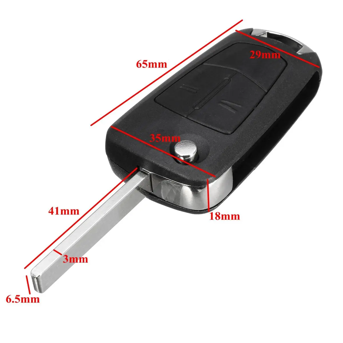 Дистанционный флип-ключ Fob& Uncut Blade 2/3 кнопки 433 МГц для Vauxhall Opel Vectra C 2002-2008 SIGNUM 2003-2008 с чипом PCF7946