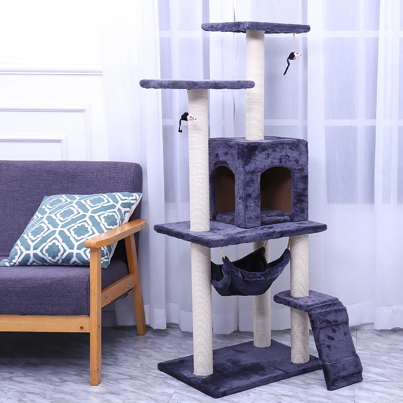 Скалолазание для кошек, кошачье гнездо, игрушка для кошек, Когтеточка для кошек, дерево для кошек, дерево для скалолазания, домик для кошек
