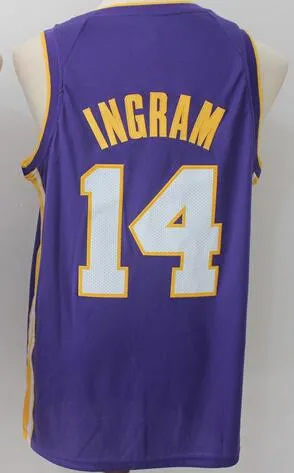AS Мужская 14 Брэндон Ingram майки 0 Кайл Кузя 2 лонзо мяч 0 Damian Lillard 5 De'Aaron лиса баскетбольное - Цвет: AS