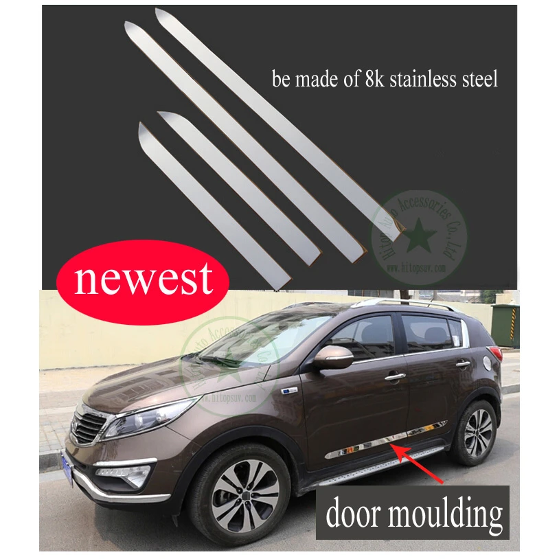 Молдинг двери/боковая молдинговая отделка для KIA SPORTAGE декоративный порог корпуса