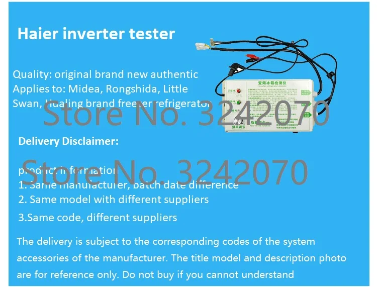 US $60.00 Inverter refrigerator 4 in 1 multifunction detector compressor and frequency inverter main board pulse solenoid valve