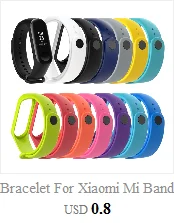 Металлический ремешок из нержавеющей стали для Xiaomi mi Band 4 ремешок совместимый браслет mi band 3 браслеты Pulseira mi Band 3