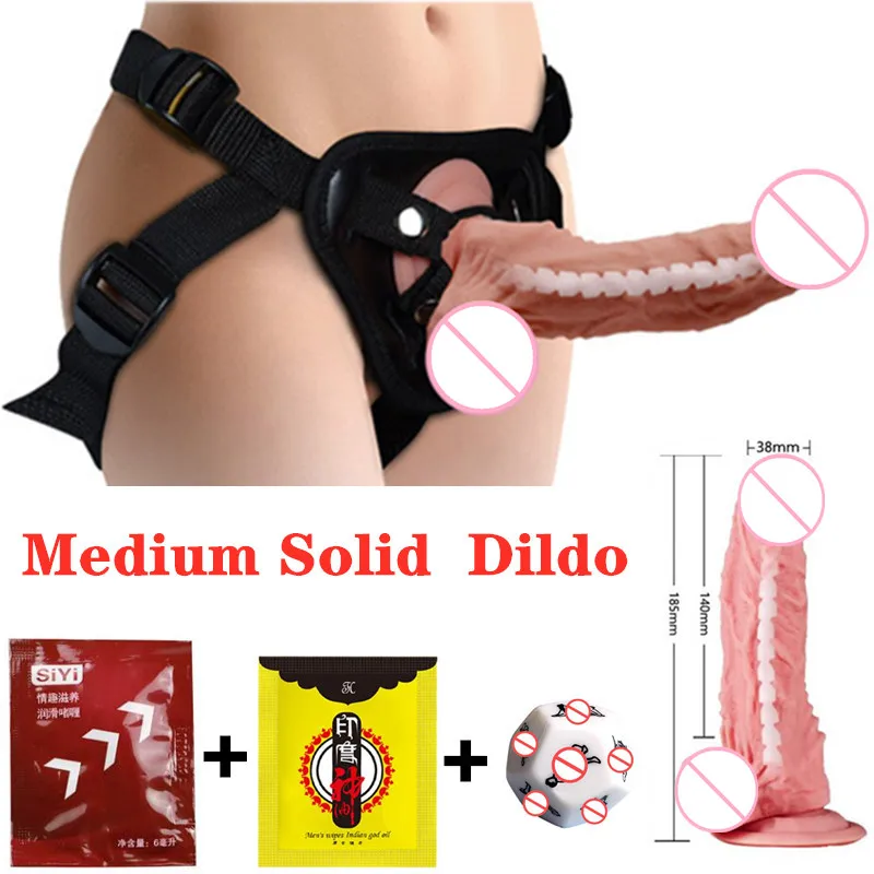 Penis Realistic Dildos Strap On Hollow Dildo Panties Harness Male Gay Vibrator Adult Sex Toy Woman Lesbian Masturbator