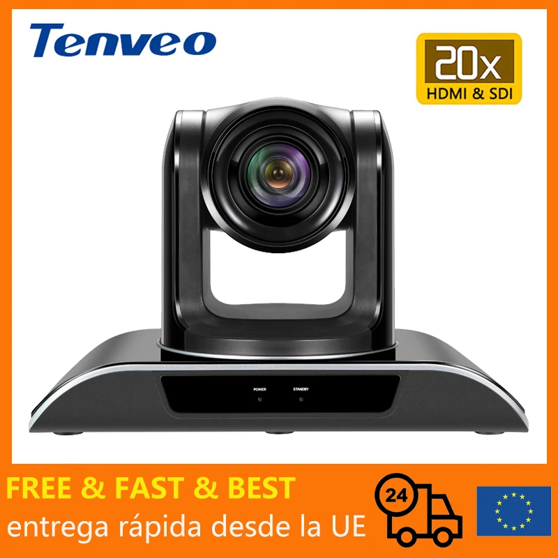 [В наличии в ЕС] Конференц камера Tenveo VHD20N/VHD203U 20x PTZ USB HDMI SDI 3 Videao выходы для