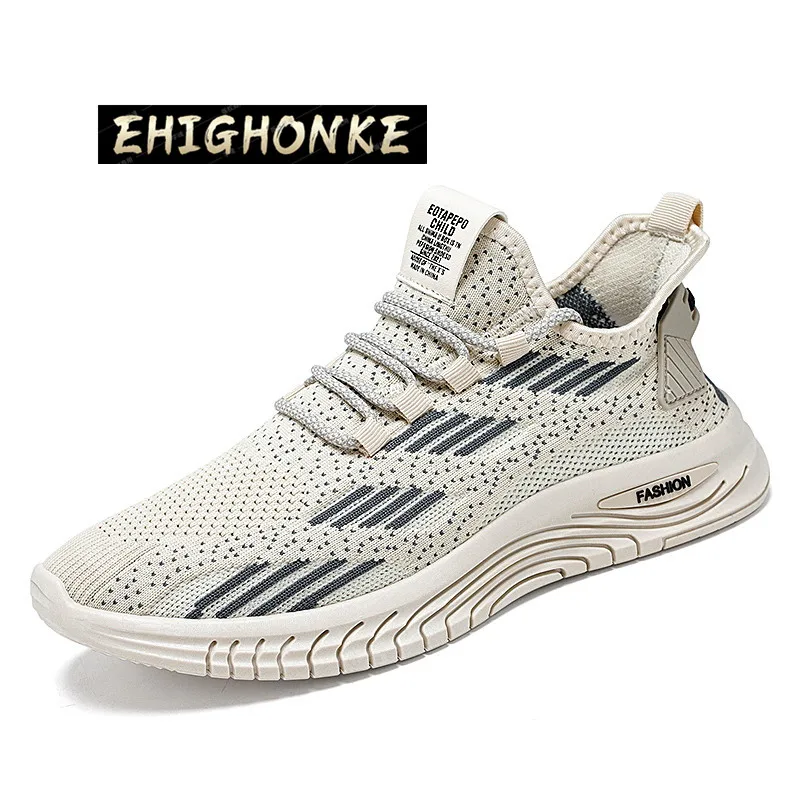 

2021 New Summer Men 's Mesh Lace -up Outdoor Popcorn Fashion Luxury Design Hiking Shoes Floral Adult Loafers Casual Shoes Rubber