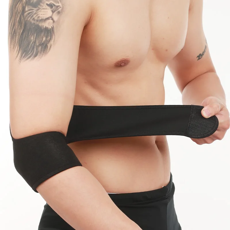 

Sports Elbow Guard Arm Guard Tennis Shuttlecock Elbow Guard Sweat Absorbing Breathable Compression Elastic Adjustable