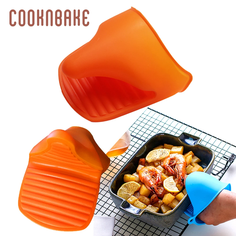 COOKNBAKE термостойкие перчатки, Силиконовая прихватка для духовки, 2 шт., Короткие перчатки с зажимом для рук, перчатки для духовки в форме собаки, форма для выпечки торта, подставка для горшка