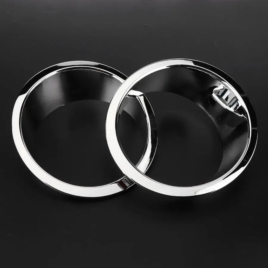 1 Pair Car Front Headlight Headlamp Cover Trim Protector Decorative Accessory Fit for Jeep Wrangler 2007- Car Styling