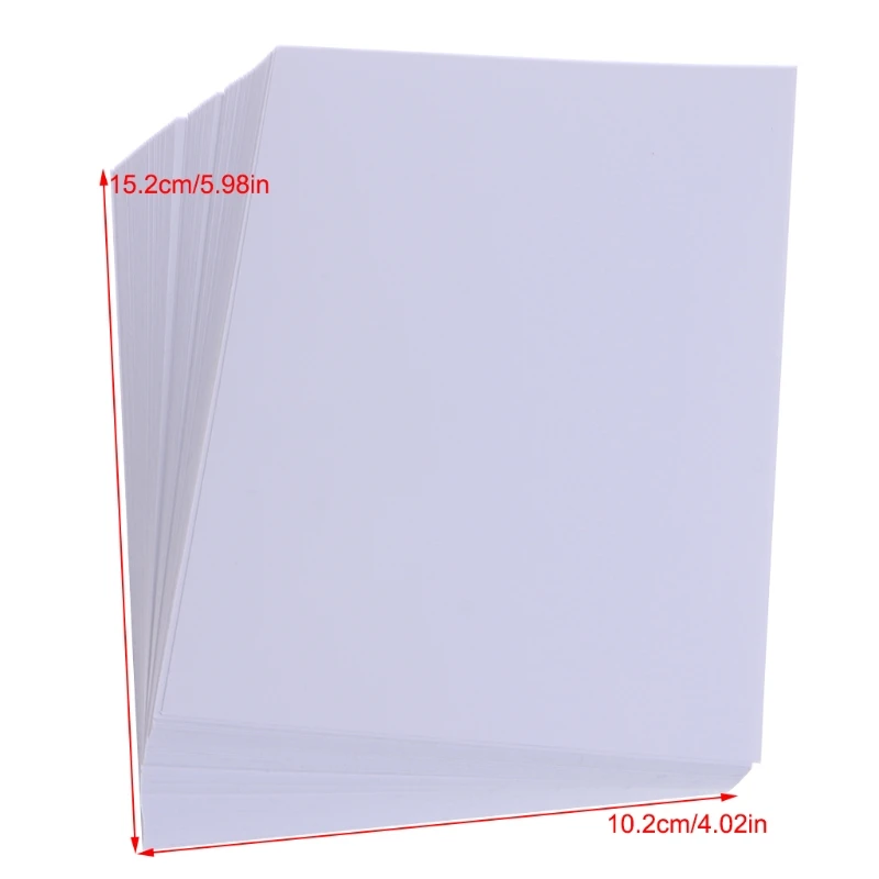 Высокое качество 100 листов Глянцевая 4R " x 6" фотобумага 200gsm для струйных принтеров офисные принадлежности Прямая поставка