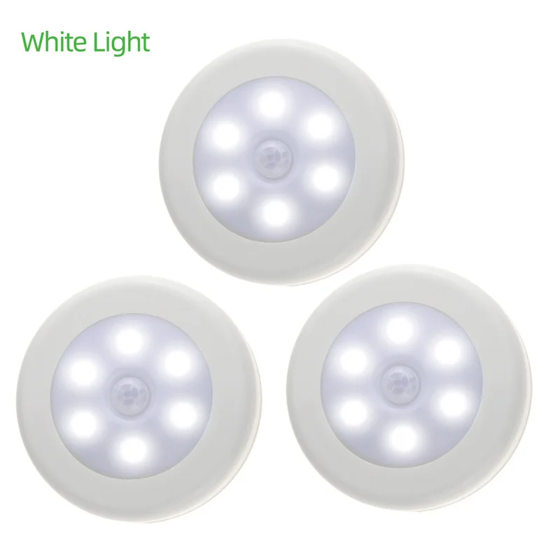 

The latest LED infrared sensor motion night light wireless wall lamp automatic switch wardrobe stairs cabinets