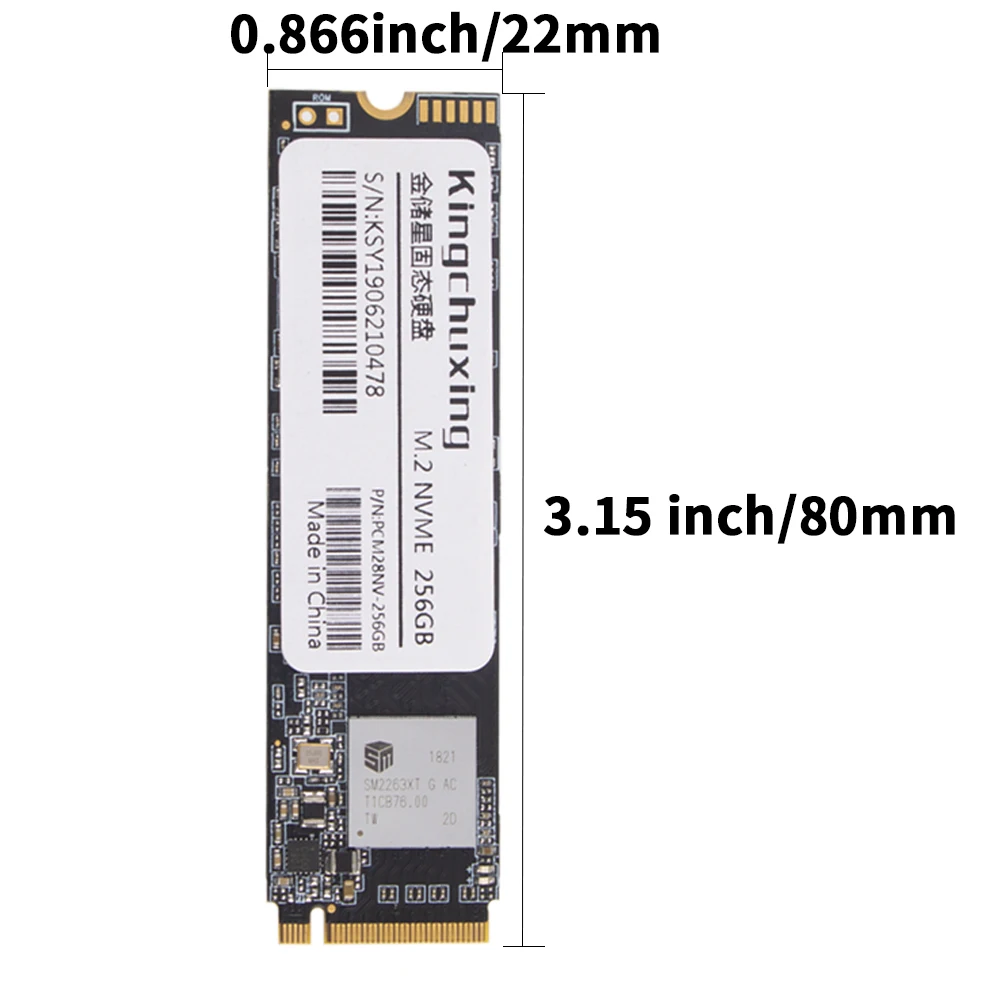 Kingchuxing M.2 HD SSD NVME PCIE hard Drive 1TB 512GB 256GB 128GB SSD M.2 NVME Internal Solid State Drives For Laptop Desktop3*4 ssd internal hard drive for pc