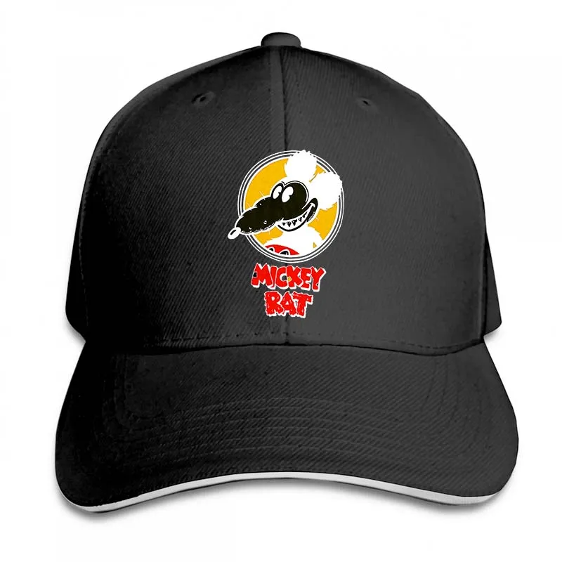 Mickey Rat Spotlight in Grey by Altru Apparel Baseball cap men women Trucker Hats fashion adjustable cap - Цвет: 2-Black