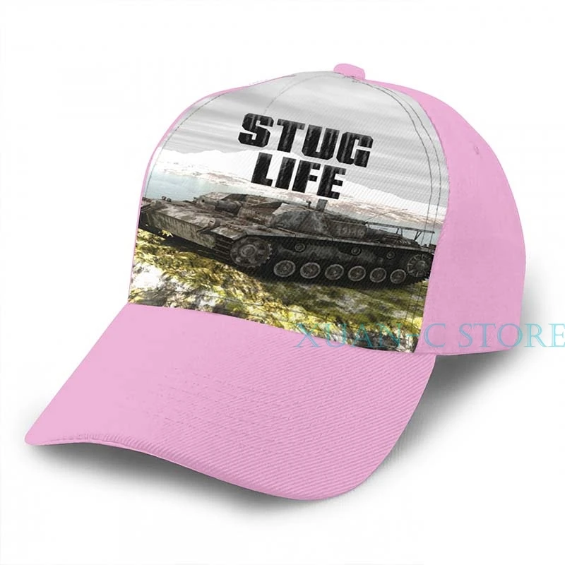 The Stug Life Shirt баскетбольная Кепка для мужчин и женщин, модная черная шляпа унисекс с принтом - Цвет: Pink