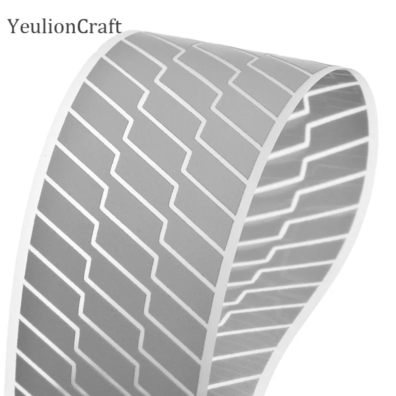 Chzimade 5cm Reflective Sticker Tape Heat Transfered Vinyl Film Iron On Garment Diy Sewing Accessories reflective tape